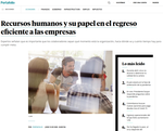 Recursos humanos y su papel en el regreso eficiente a las empresas